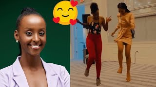 Video ya Miss Ingabire Grace yigisha mugenzi we Miss Cameroon kubyina mu irushanwa rya Miss World [upl. by Slyke]