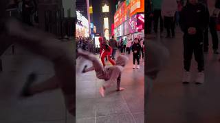 Times Square street breakdancing dance breakdancing newyork [upl. by Atiseret]