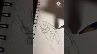 Day 27 of developing gesture drawing skills [upl. by Bosson]