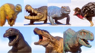 ALL NEW 36 MODDED DINOSAURS AND CREATURES IN JURASSIC WORLD EVOLUTION 2 [upl. by Hgielrebma]