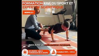 Formation Continue Kiné  Kiné du Sport et Expertise Scientifique [upl. by Knowle]