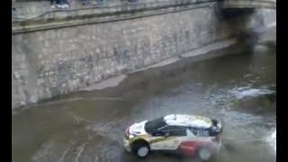 Sebastian Loeb con su auto de rally en la cañada Cordoba Argentina [upl. by Seema]