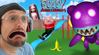 Its Adventure Time on Sussy Wussys Playground 🍌💀 FGTeeV Mashup Games [upl. by Eniamrahc]