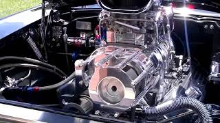 Supercharged 632 Big Block 57 CHEVY BURNOUT [upl. by Fiedler]