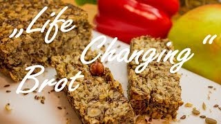 Life Changing Brot ohne Mehl Hefe Backpulver sättigend gesund [upl. by Sucramal]