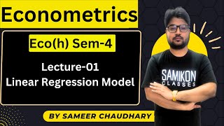 Lecture01 Econometrics EcoH Sem4  Strategy by Samikon [upl. by Ekram]