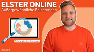 Außergewöhnliche Belastungen in ELSTER online  ELSTER online Tutorial zur Steuererklärung 2022 [upl. by Yantruoc]