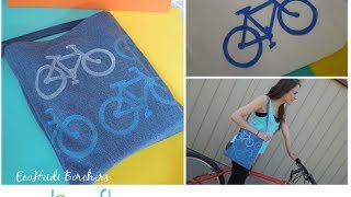 How to Make a Bicycle Themed Stamp from Craft Foam by EcoHeidi Borchers [upl. by Abigale632]