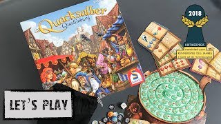 Lets Play  Quacksalber von Quedlinburg  Kennerspiel des Jahres 2018 [upl. by Kirst]