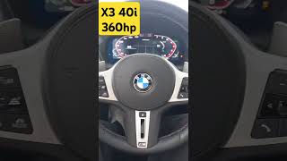 BMW X3 40i 360hp shorts trending automobile racing bmw [upl. by Lydon188]