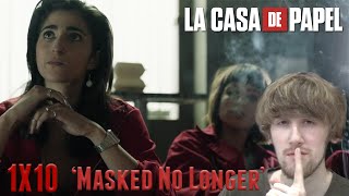 Money Heist La Casa de Papel Season 1 Episode 10  Masked No Longer Reaction [upl. by Pohsib]