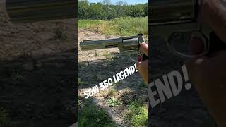 First shot from the Smith and Wesson 350 Legend smithandwesson 350legend bigborehandgun [upl. by Aelahs]