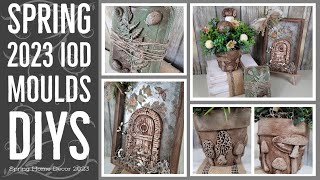 Spring 2023 IOD Moulds DIYs Spring Home Decor 2023 [upl. by Obola]