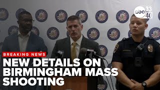 Police provide new details on Birmingham Mass Shooting [upl. by Ynnavoig]