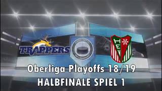 Oberliga Playoffs 2019 Halbfinale Spiel 1 Tilburg Trappers  Herner EV [upl. by Bruce]