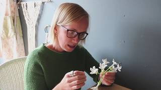 How to wire stephanotis [upl. by Ramled]