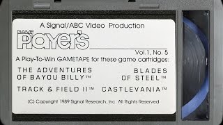 Game Players Game Tape Vol 1 No 5 quotKonami Gamesquot  VHS 1080p  60FPS  VIDEO GAME BROLL [upl. by Tunk95]