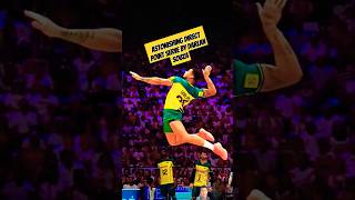 Astonishing Direct Point Serve by Darlan Souza volleyball haikyuu sports volleyballworld [upl. by Breban]