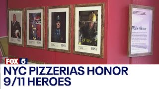 NYC pizzerias honor 911 heroes [upl. by Browne]