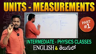 Intermediate Or Class 11 Physics Classes By B Sandeep Kumar  Units and Measurements Part 1  SA [upl. by Clardy]