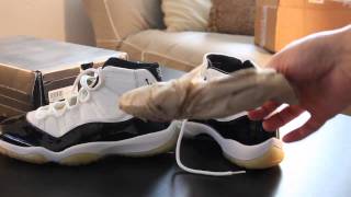 Nike Air Jordan 11 Retro 2000 Concord DEADSTOCK UnboxingReview [upl. by Llevram]