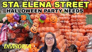 MGA MURANG HALLOWEEN PARTY NEEDS FOR BUSINESSTOYSSCHOOL SUPPLIESFRUITS STA ELENA STREET DIVISORIA [upl. by Ysiad696]