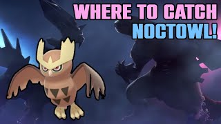 Where to Catch Noctowl  Pokemon Brilliant DiamondShining Pearl [upl. by La Verne]