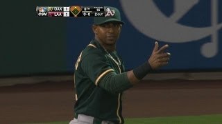 Cespedes throws out Kendrick at the plate [upl. by Atile]