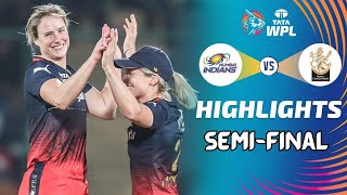 SEMIFINAL Women IPL Highlights 2024  RCB VS MI WPL 2024 Highlights cricket [upl. by Ojytteb]