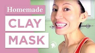 How to Make a Clay Mask at Home 🧖‍♀️ [upl. by Redlac]