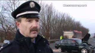 Tödlicher Unfall bei Fritzlar 07022011 [upl. by Eiclehc]