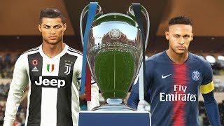 PES 2019  Juventus vs PSG  Final UEFA Champions League UCL  Penalty Shootout  CR7 vs Neymar [upl. by Yntirb]