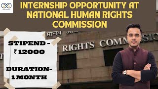 Paid Internship for Law Students 2024  How to apply  National Human Rights Commission Internship [upl. by Nuriel]