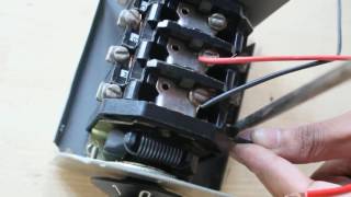 how to make  Change Over Switch Connection  Change Over Switch  Electrical Works Motor [upl. by Yaffit104]