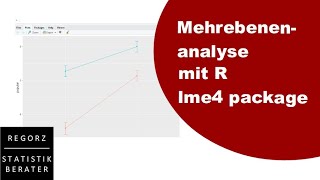 Mehrebenenanalyse R lme4 Package multilevel modeling in R [upl. by Siegel]