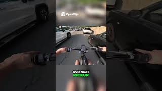 Quick E Bike Food Deliveries Speeding to Success automobile bikelife aerox cc smartphone [upl. by Roosnam]