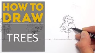 How to Draw a Tree Easy [upl. by Miche]