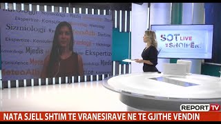 Report TV  Meteorologjia Bani Ciklon në Detin Jon stuhia me erë 200 kmorë në jug të Shqipërisë [upl. by Annibo389]