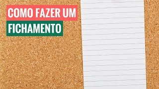 Como fazer FICHAMENTO de RESUMO ou FICHAMENTO DE CONTEÚDO  Exemplo PRÁTICO com modelo no WORD [upl. by Vivl]