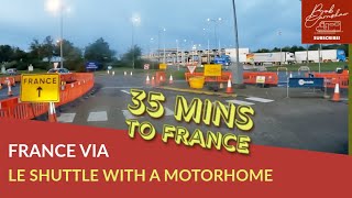 France Via Le Shuttle With A Motorhome  Euro Tour 2023 [upl. by Katharina]