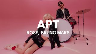 ROSÉ amp Bruno Mars  APT Lyrics [upl. by Georges]