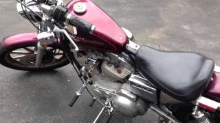 1989 HarleyDavidson Sportster 883 XLH [upl. by Tychon]