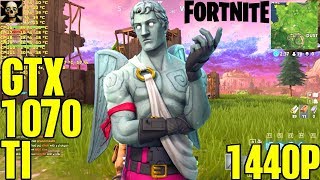 Fortnite 1440P Gtx 1070 Ti Frame Performance Epic Settings 8700K [upl. by Notlim]