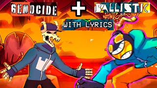 Genocide x ballistic with lyrics REMAKE cougar macdowall vs juno song credits to GW M [upl. by Eirdua617]