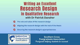 Writing an Excellent Research Design in Qualitative Research with Dr Patrick Danaher yourscpa [upl. by Mommy469]