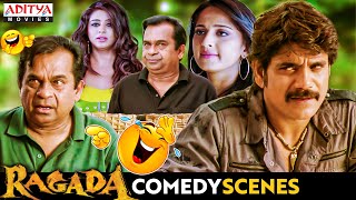 Ragada Ultimate Comedy Scenes  Hindi Dubbed Movie  Nagarjuna Anushka Priyamani  Brahmanandam [upl. by Eioj]