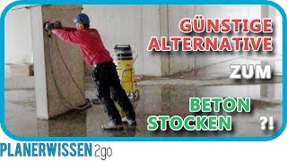 Günstige Alternative zum BETON STOCKEN ► Renovationsfräse  PLANERWISSEN2go [upl. by Aggri261]