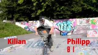 Game of BIKE Kilian Treek VS Philipp Borsch [upl. by Llenej]