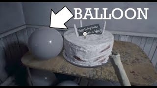 Resident Evil 7  What happens if you put a Balloon on the table then solve Lucass riddle [upl. by Malarkey]