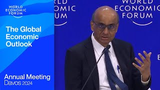 The Global Economic Outlook  Davos 2024  World Economic Forum [upl. by Huggins661]